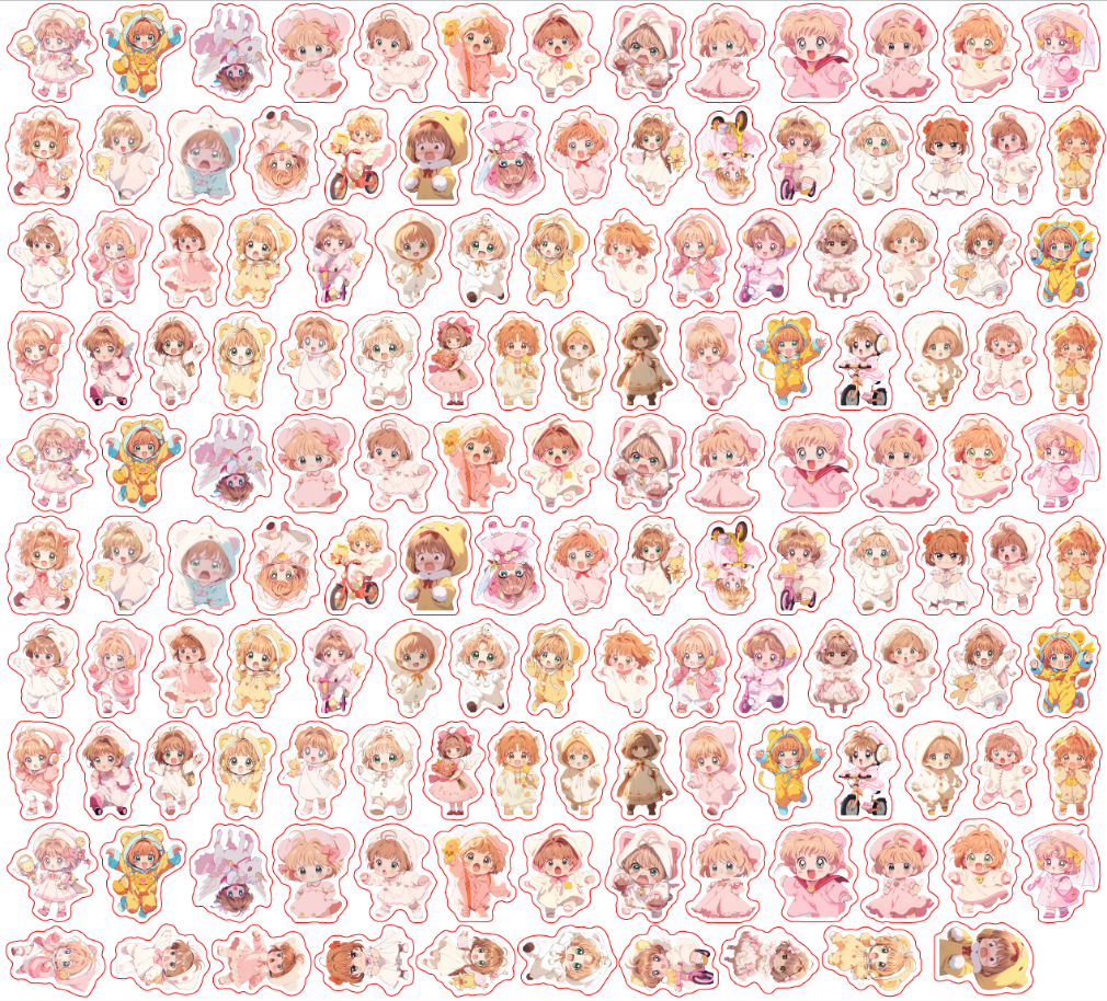 Q版 カードキャプターさくら 2/4/8cm/ アクリル