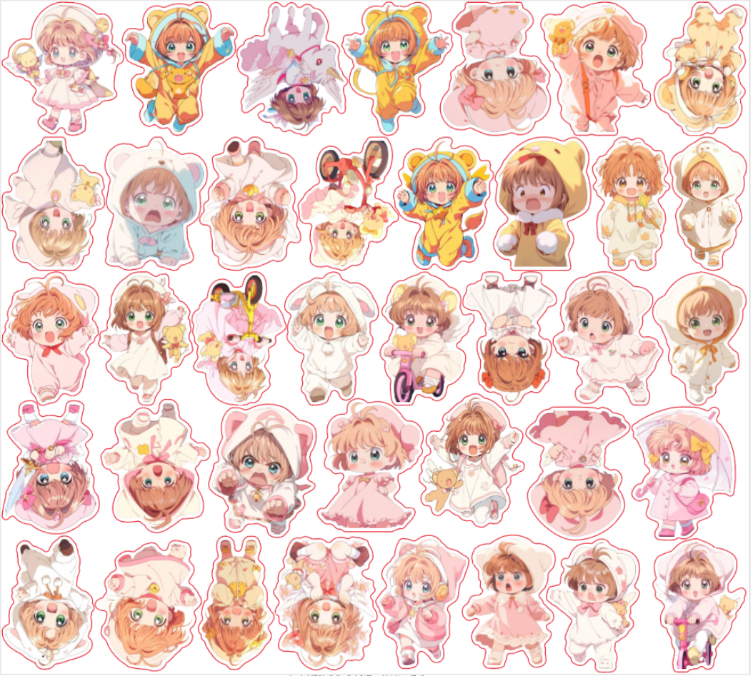 Q版 カードキャプターさくら 2/4/8cm/ アクリル