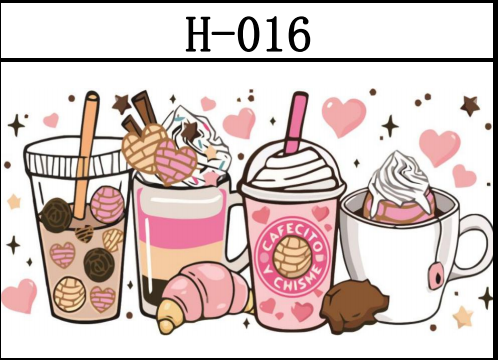 更新 ミルクティーカップ リーズのステッカー 16 OZ 240*110mm 奶茶杯