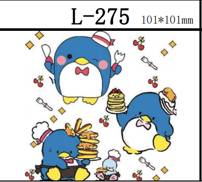 更新 ペンギン リーズのステッカー 4寸 101*101mm 企鹅