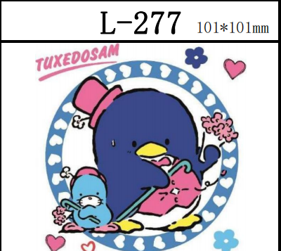 更新 ペンギン リーズのステッカー 4寸 101*101mm 企鹅