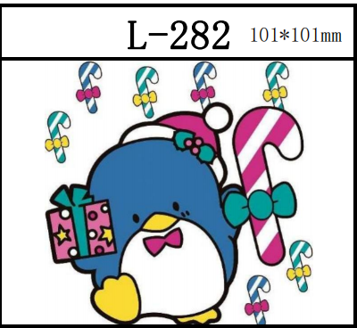 更新 ペンギン リーズのステッカー 4寸 101*101mm 企鹅