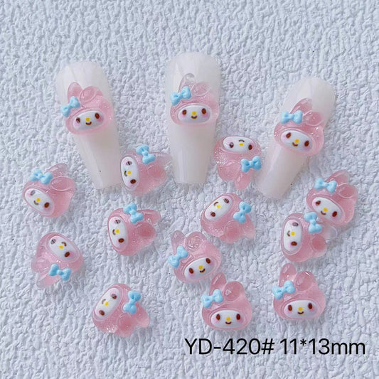 melo~dy 11*13mm  YD-420 美乐蒂 粉色